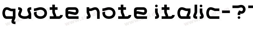 quote note italic字体转换